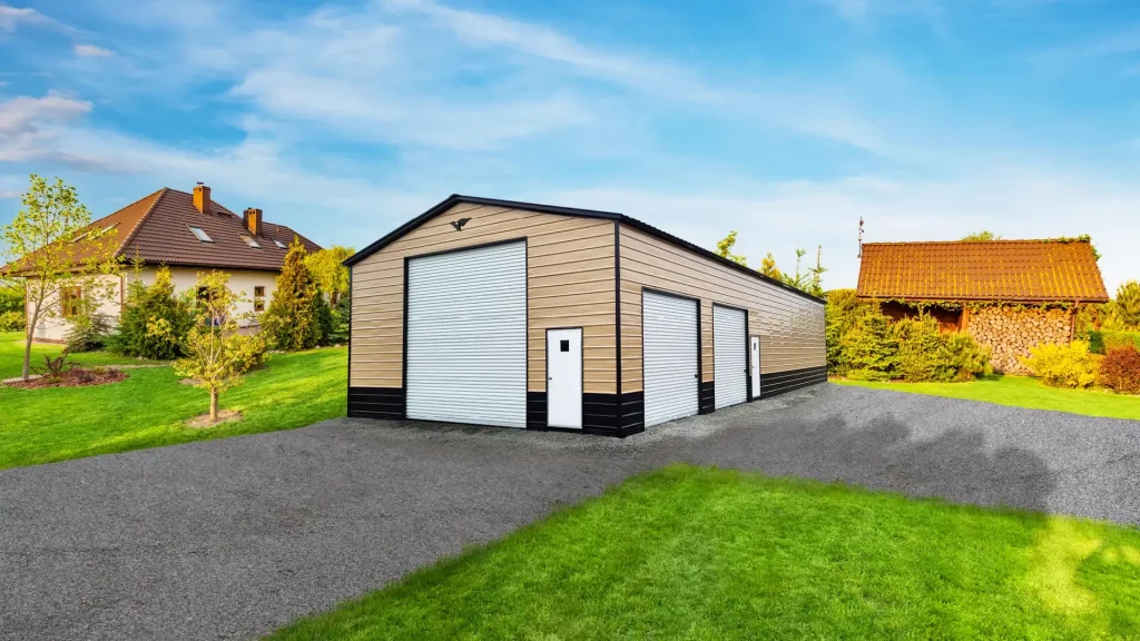 Steel commercial building installation — Tidewater Steel Buildings