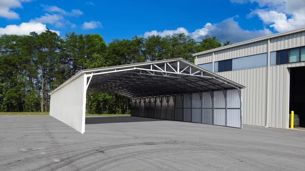 Example photo of a steel building