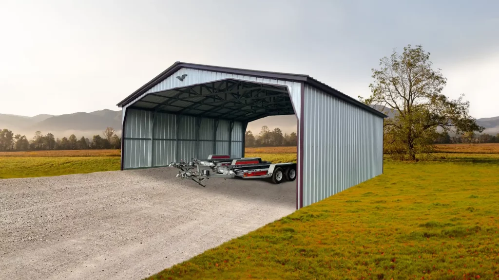 Example photo of a steel building