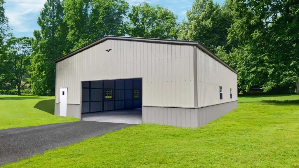 Example photo of a steel building