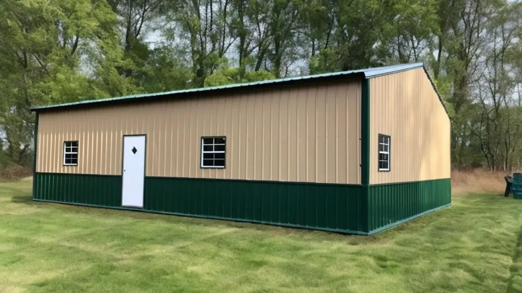 Example photo of a steel building