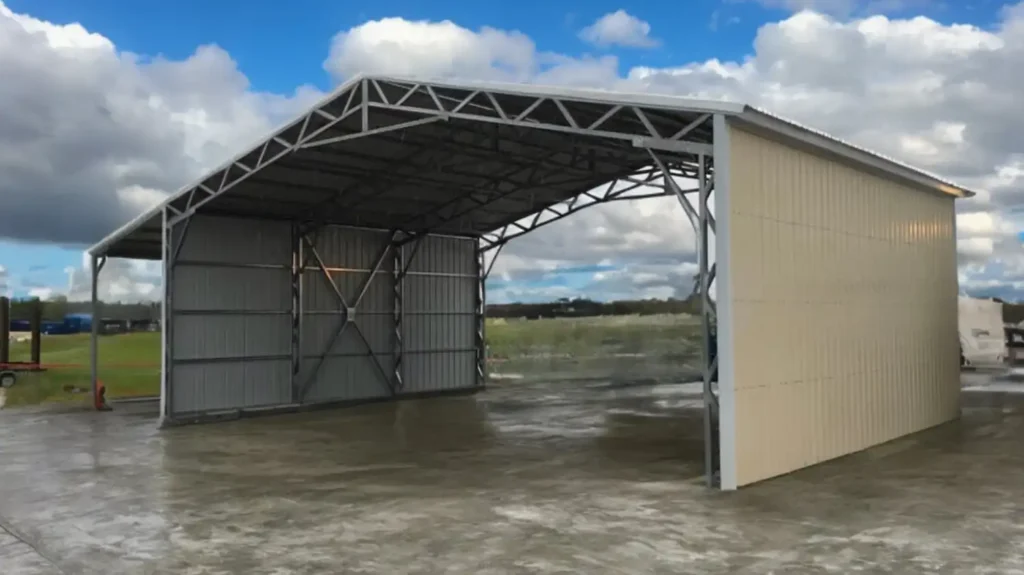 Example photo of a steel building