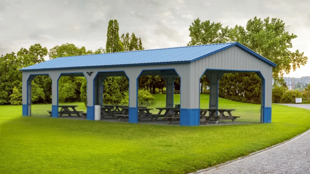Example photo of a steel carport